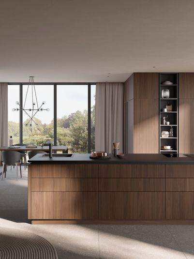 Küche Nussbaum von Häcker